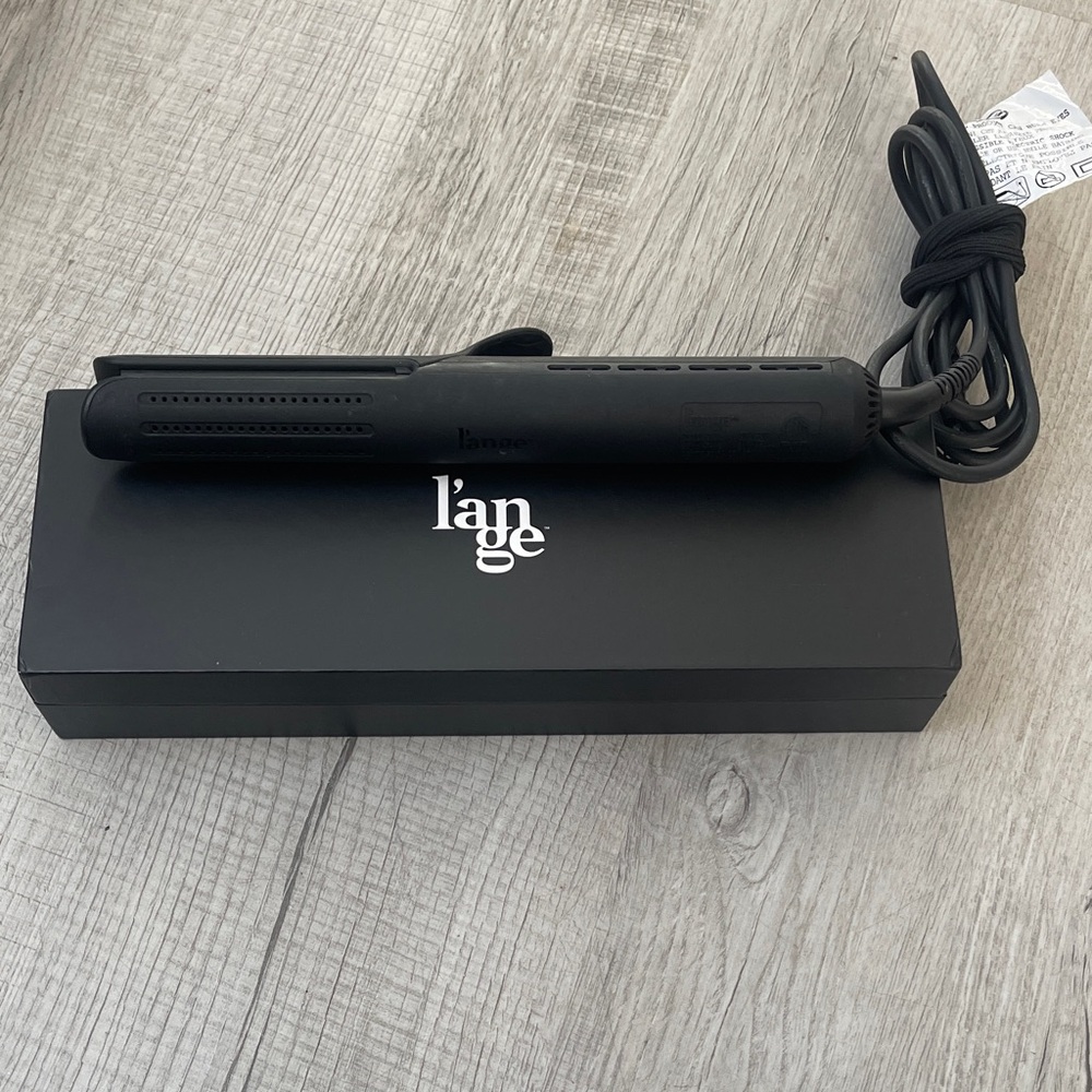 Lange LE Duo Airflow Styler Black Hair Straightener/Curling Iron.